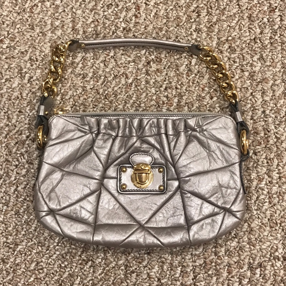 Marc Jacobs Silver Evening Bag